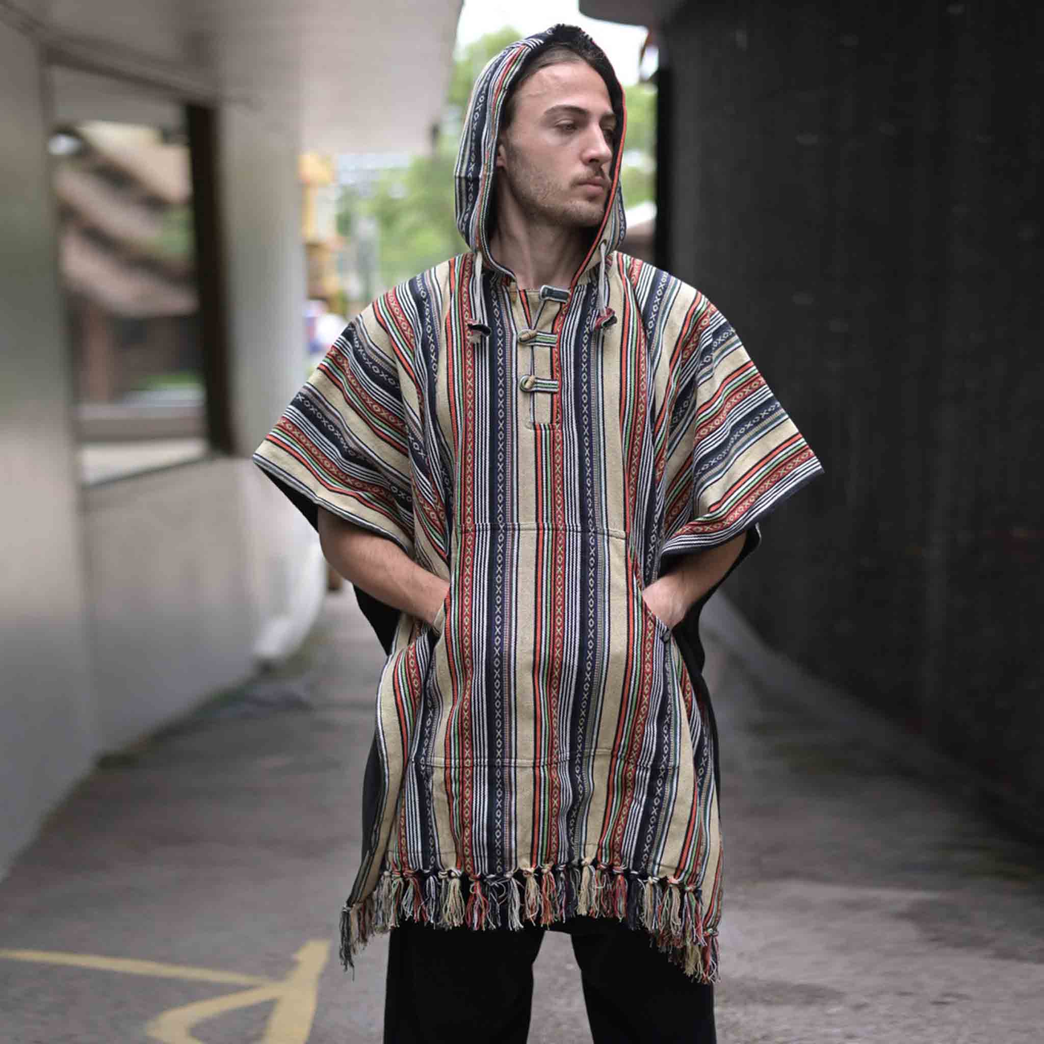 Wendeponcho Arriba - Baja Poncho im Mexican Style von virblatt