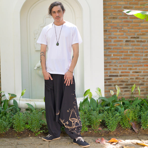 Original Nepal Pantaloni Harem Yoga Goa Sarouel Cascante