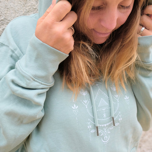 Felpa con cappuccio unisex dimensionale