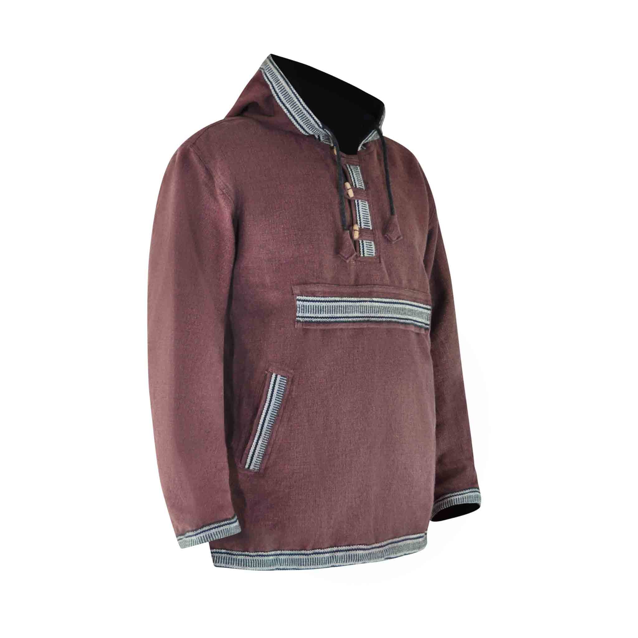 FAYBA Felpa Con Cappuccio Unisex Stampa 3D Messicana Azteca - Nero, Taglia L - 4