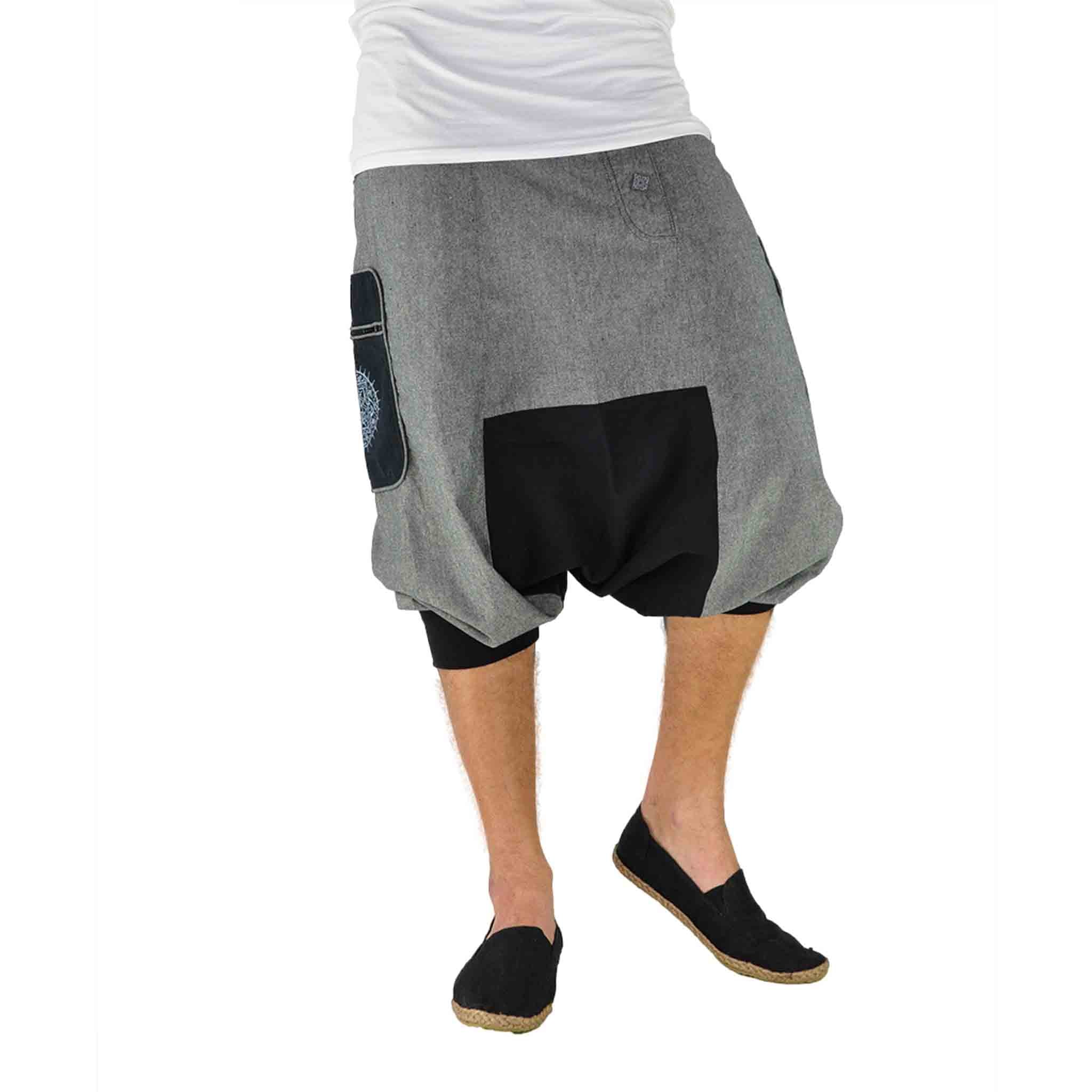 Pantaloni Capri 3/4 Donna – Aladin Harem Pluder – Multicolor, Misto Cotone, Estate - Foto 3