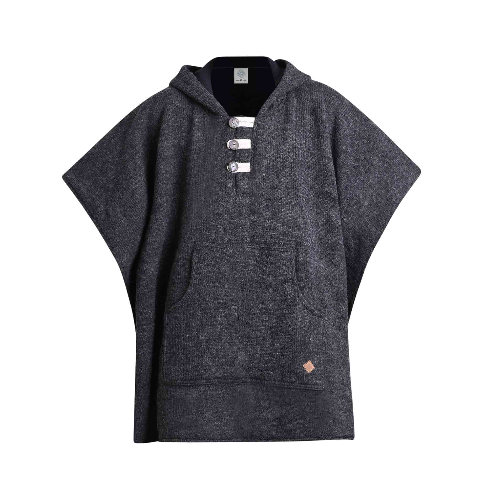 Felpa Baja Con Cappuccio Unisex In Canapa E Cotone - Virblatt - Stile Etnico Hippie